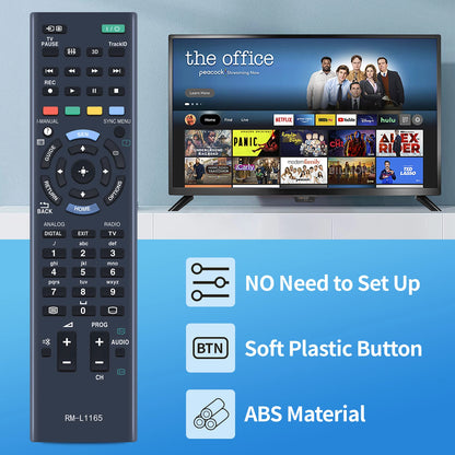 RM-YD094 For Sony TV Remote Control KDL-50R557A KDL-60R557A KDL-70R520A