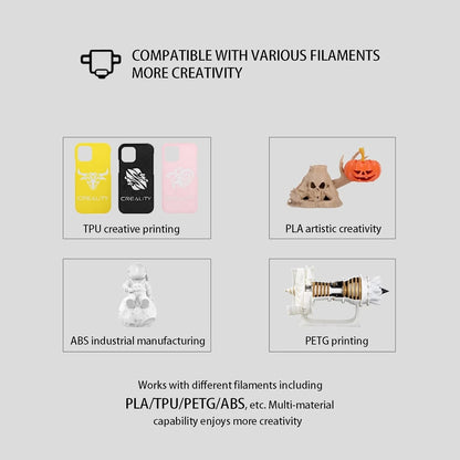 Creality Sprite Extruder Kit for Ender 3 V3 SE, 3 KE, 3D Printer...
