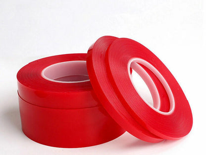 1Pc Double Sided Strong Adhesive Super Sticky Clear Tape 5mm Width 50m Length ww