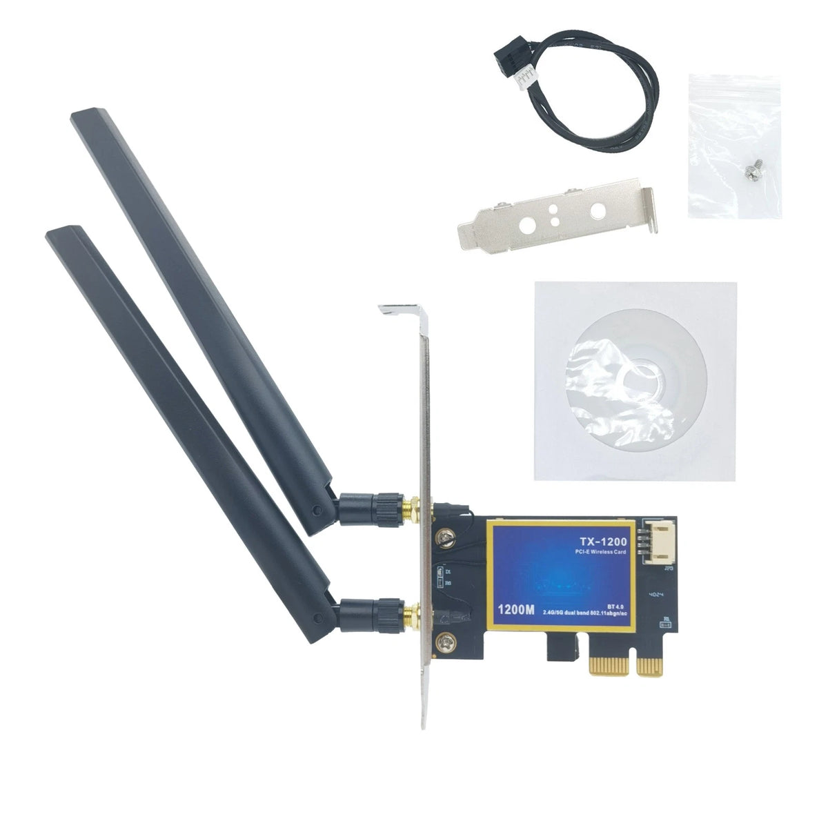 TX-1200 Wireless Network Bluetooth 4.0 Card Supports For Win10, Win11 Systems