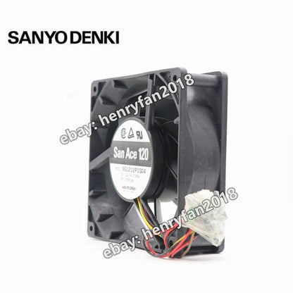 For SANYO 9G1212P1G04 DC 12V 0.83A 120*120*38MM 4wires Axial Cooling Fan San Ace