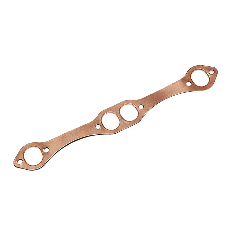 SBC Oval Port Copper Header Exhaust Gaskets For SB Chevy 327 305 383 Reusable