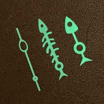 1 Set Luminous 316L Steel Watch Hands Needles For NH35/NH36/4R/7S Movement.