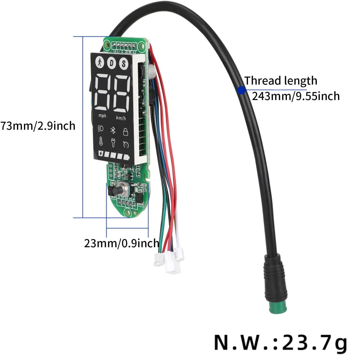 Electric Scooter Dashboard Circuit Board, Replacement Board,...
