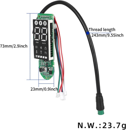 Electric Scooter Dashboard Circuit Board, Replacement Board,...