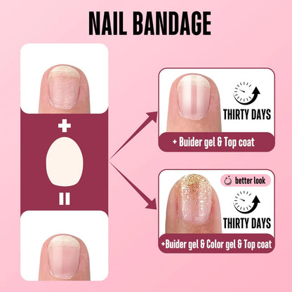 NOVO OVO Pre-cut Nail Shaped Medium, Various Sizes Repair Sheet