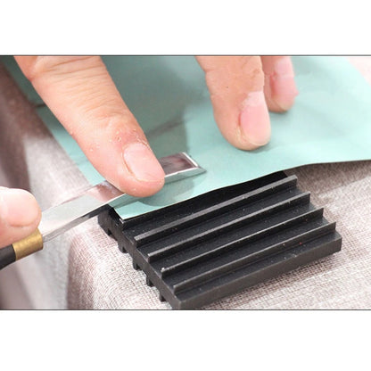 Leathercraft Sharpener Guide Alloy Steel Leather Cutting Wide Shovel Sharpen