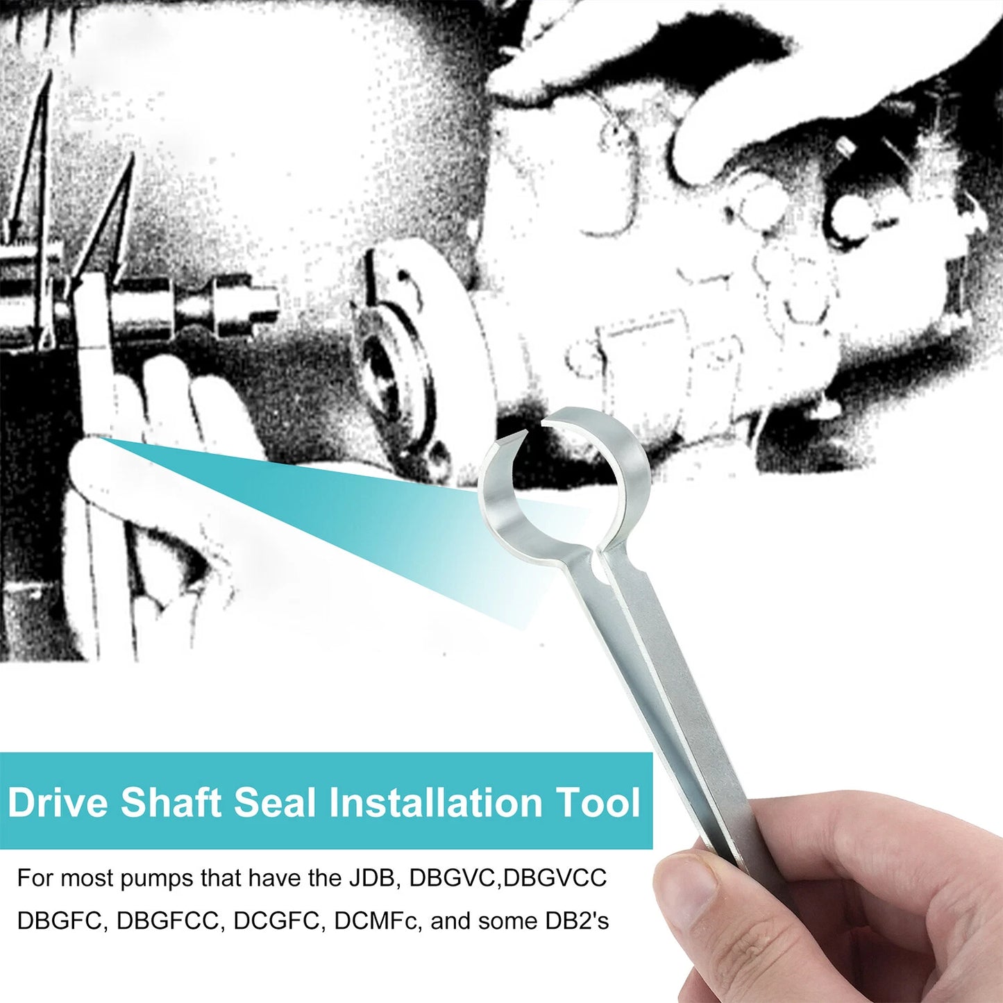 Fuel Pump Drive Shaft Seal Installation Tool 13371 For Stanadyne