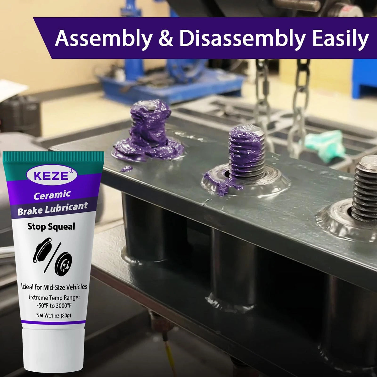 Keze Ceramic Brake Grease Lubricant for 1 Pack,