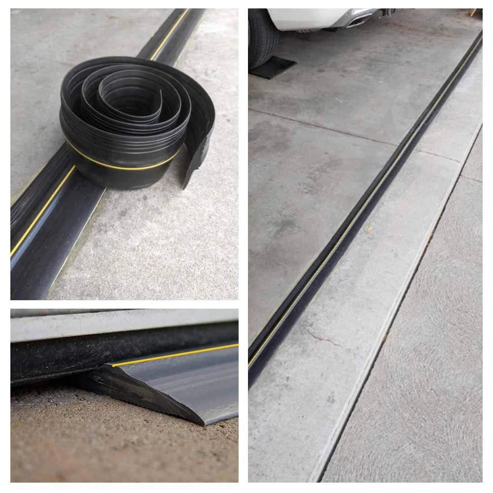 Papillon Garage Door Bottom Seal Strip, Weatherproof EPDM 20 Feet, Black