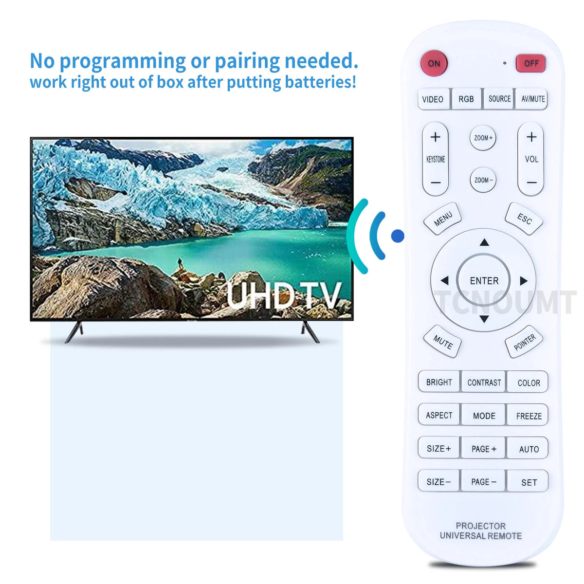 Universal Projector Remote Control For PANASONIC EPSON TOSHIBA VIEWSONIC