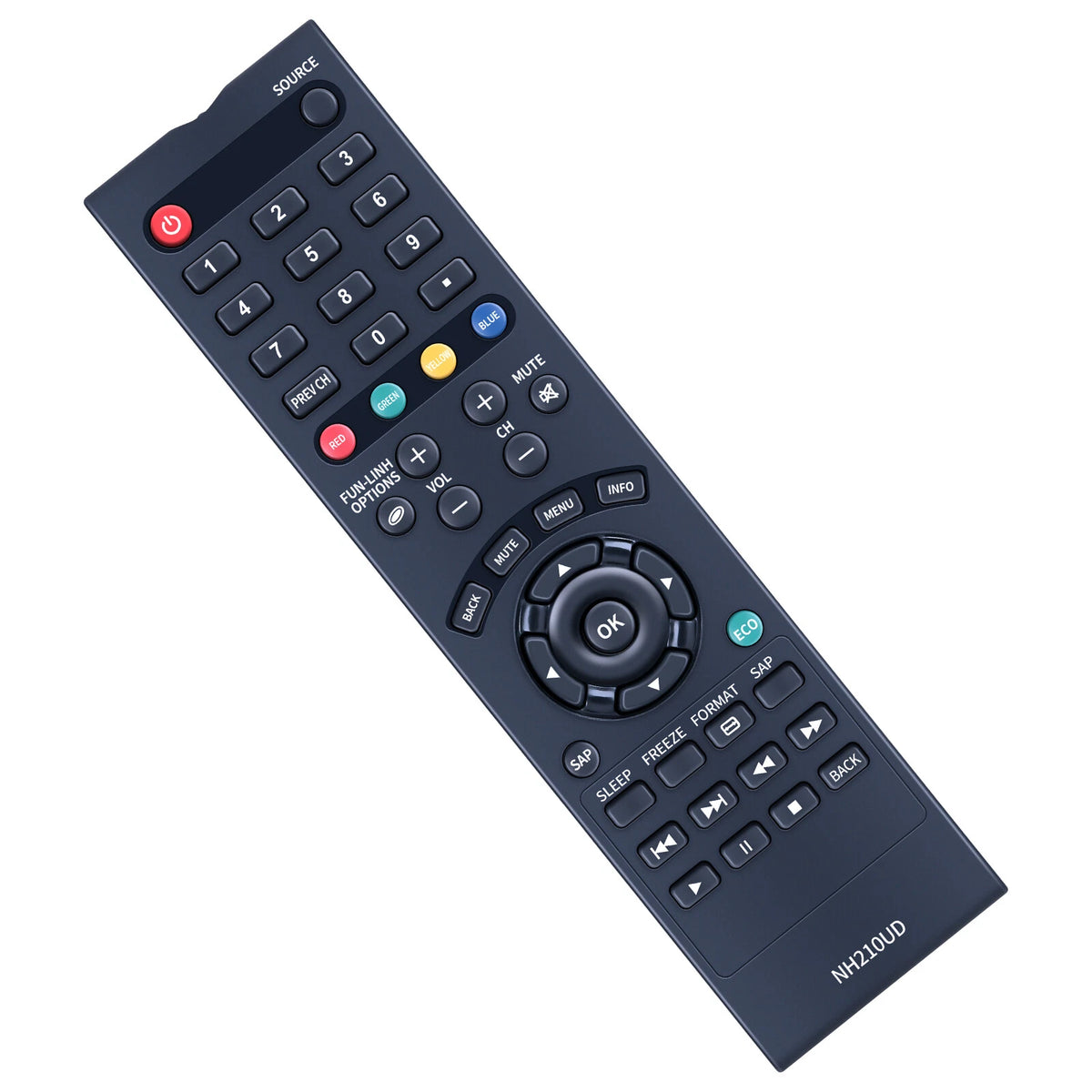 Replacement Remote Control For Sylvania TV LC190SS2 LC260SS2 LC320SS2 NH210UD