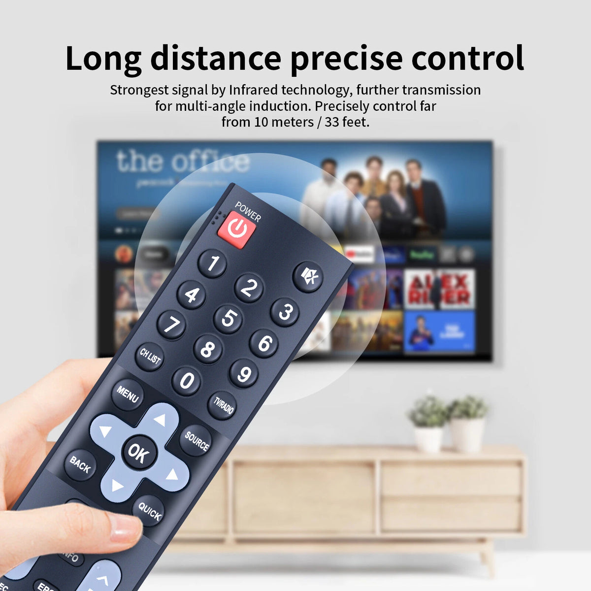 Remote Control For Horizont 32LE7511D,Hyundai H-LED32R505BS2S,StarWind TV