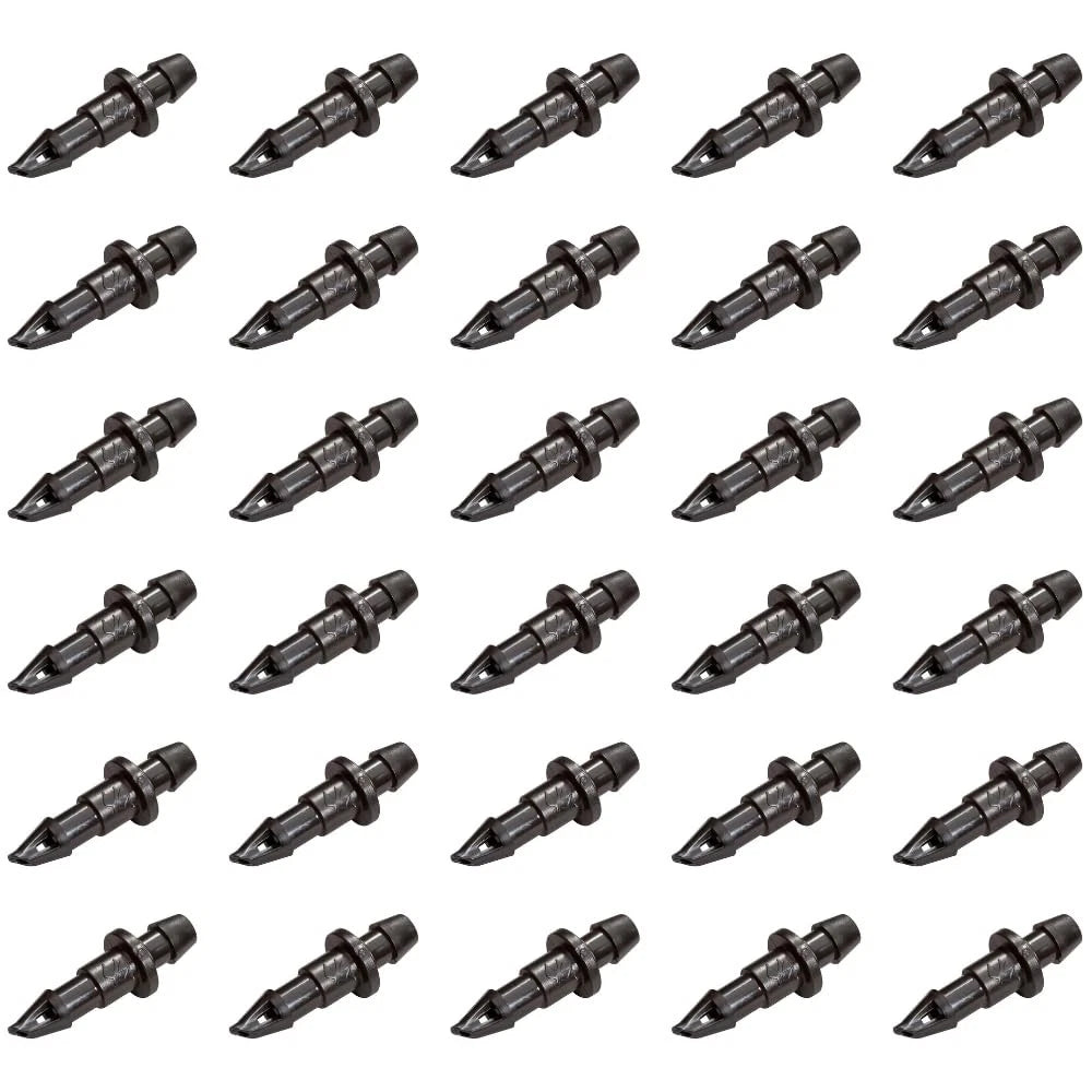 Rain Bird BC25-30PS Drip Irrigation Universal 1/4" Barbed 30-Pack, Black