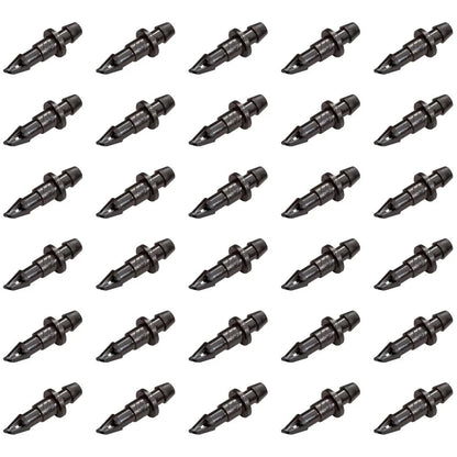 Rain Bird BC25-30PS Drip Irrigation Universal 1/4" Barbed 30-Pack, Black