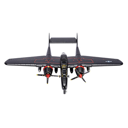 1/72 Scale WWII USA Air Force P-61B Black Widow Fighter Finished Model Gift