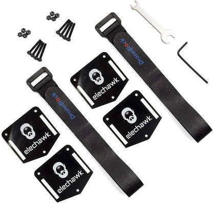 2 Set FPV Drone Lock Mount for Backpack Plug-in Accessories DIY Bundle Black