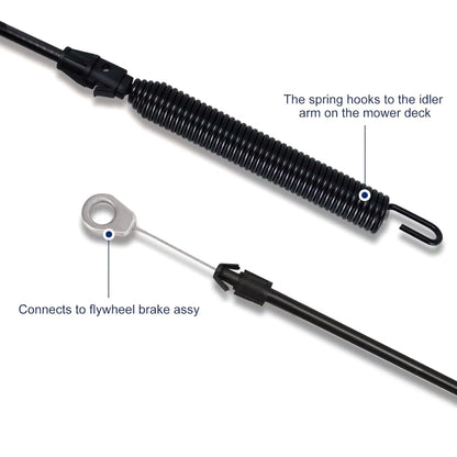 Deck Engagement Clutch Cable 190cm Cut For Craftsman Husqvarna 532435111