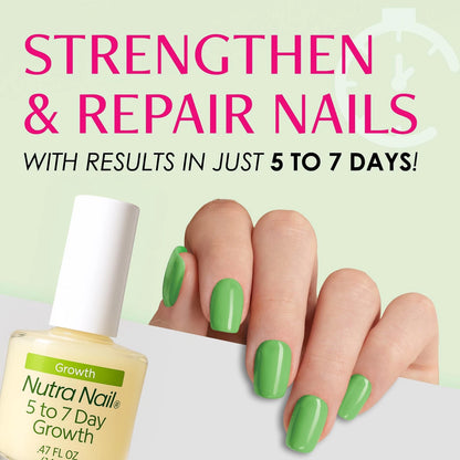 Nutra Nail 5 to 7 Day Growth Treatment - Fast 0.47 Fl Oz (Pack of 1), WHITE