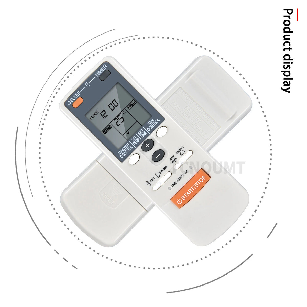 Remote Control For Fujitsu Air Conditioner AR-JW1 AR-JW2 AR-DB3 AR-DB5 ASU9R2
