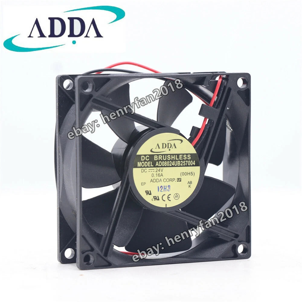 ADDA AD08024UB257004 AD0824UB-A70GL Axial Fan 24V 0.16A 80*80*25MM Cooling Fan