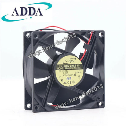 ADDA AD08024UB257004 AD0824UB-A70GL Axial Fan 24V 0.16A 80*80*25MM Cooling Fan