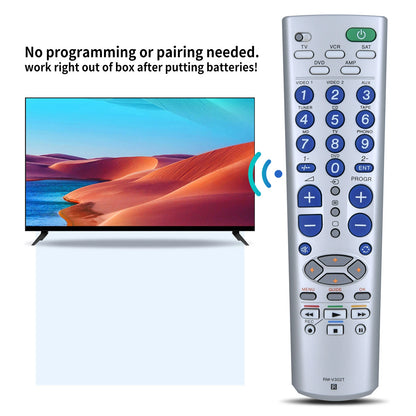 For Sony RM-V302T Universal Remote Control TV, DVD, SAT, VCR, RCVR