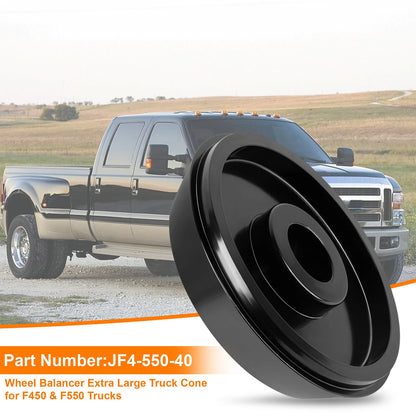 Wheel Balancer Large Cone for Ford F450 F550 40mm Shaft Coats Hunter-Black