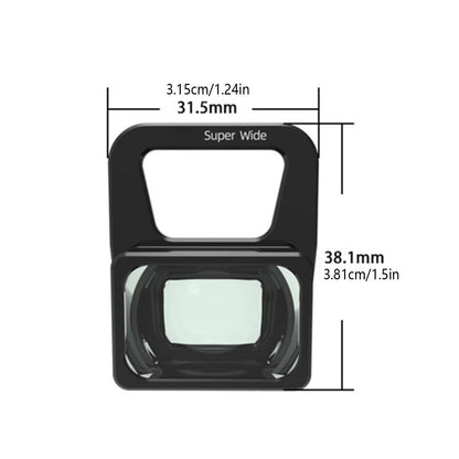 Ultra Wide Angle Lens 108° Frame Optical Glass Lens For DJI Air 3 Drone Camera