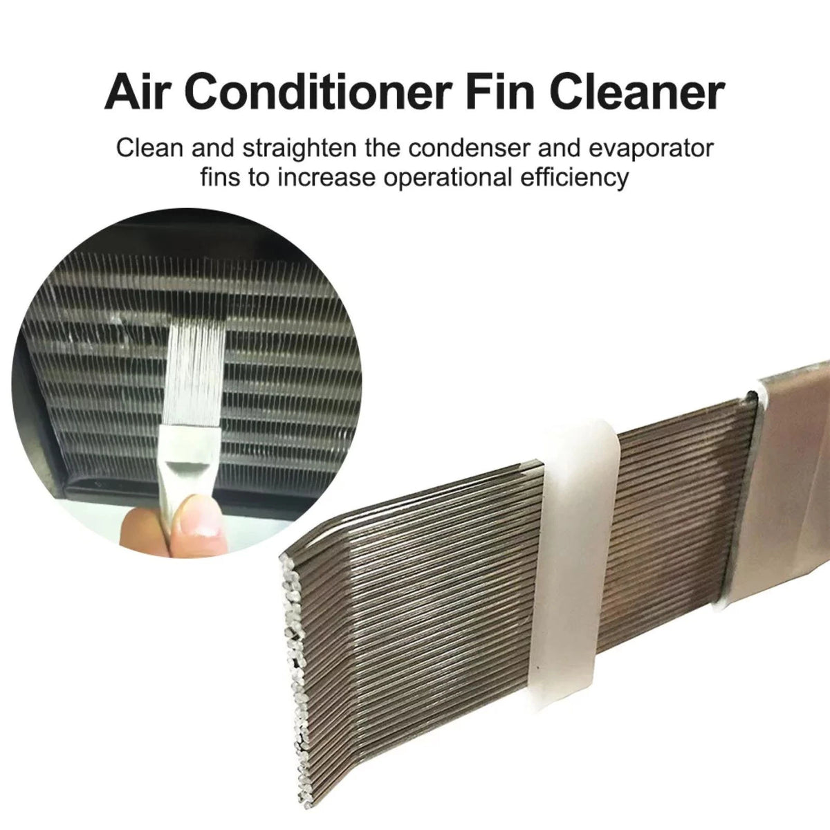 Air Conditioner Fin Repair Tool Cleaning Tool  A/C Coil Comb Condenser Brush