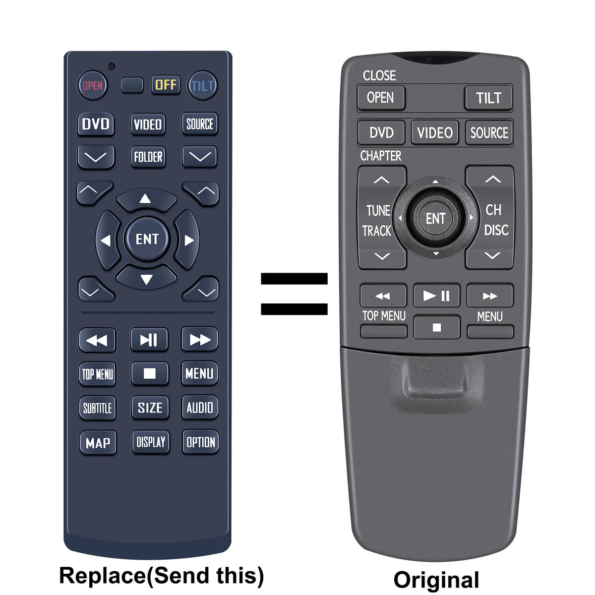 For 2007-2010 LEXUS LS600 LX570 REAR SEAT ENTERTAINMENT DVD Remote Control