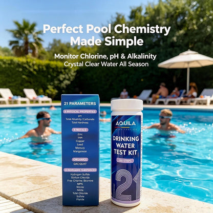 Drinking Water Test Kit 21 in 1, 150CT Testing Strips for Home Tap