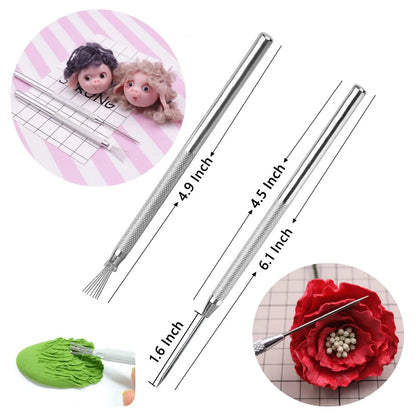 14PCS Ceramic Pottery Clay Ribbon Sculpting Tool Kit with case