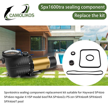 spx1600tra seal assembly replacement kit super pump black