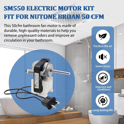 Universal Bathroom Vent Exhaust Fan Motor Replacement Electric Motors Kit...