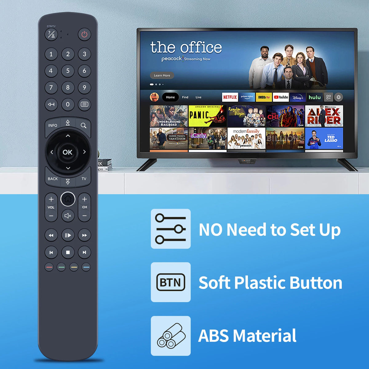 T4HU2020/41K Replacement Remote Control For Ocilion IPTV Set Top Box