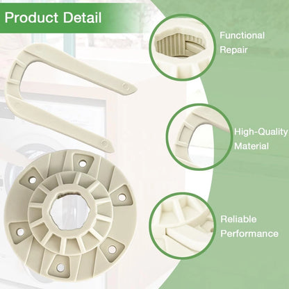 Upgrade W10528947 W10396887 Washer Basket Driven Hub Kit 1 pcs + 6 screw
