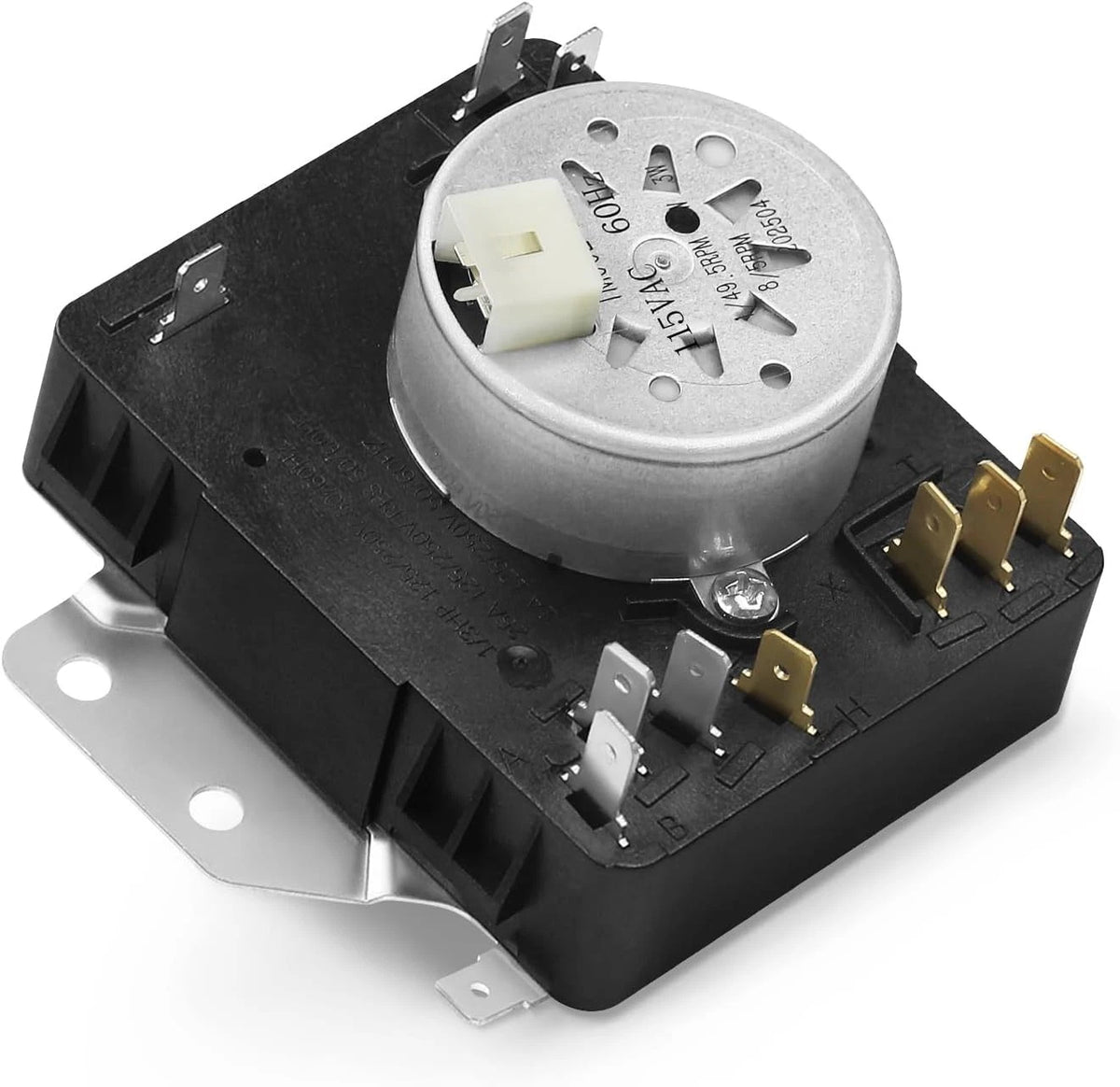 W10185981 Dryer Timer Replacement for Whirlpool Maytag KitchenAid Black