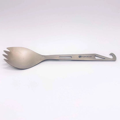 Ultra-Light Titanium Spork for Backpacking & Camping Gray/Silver