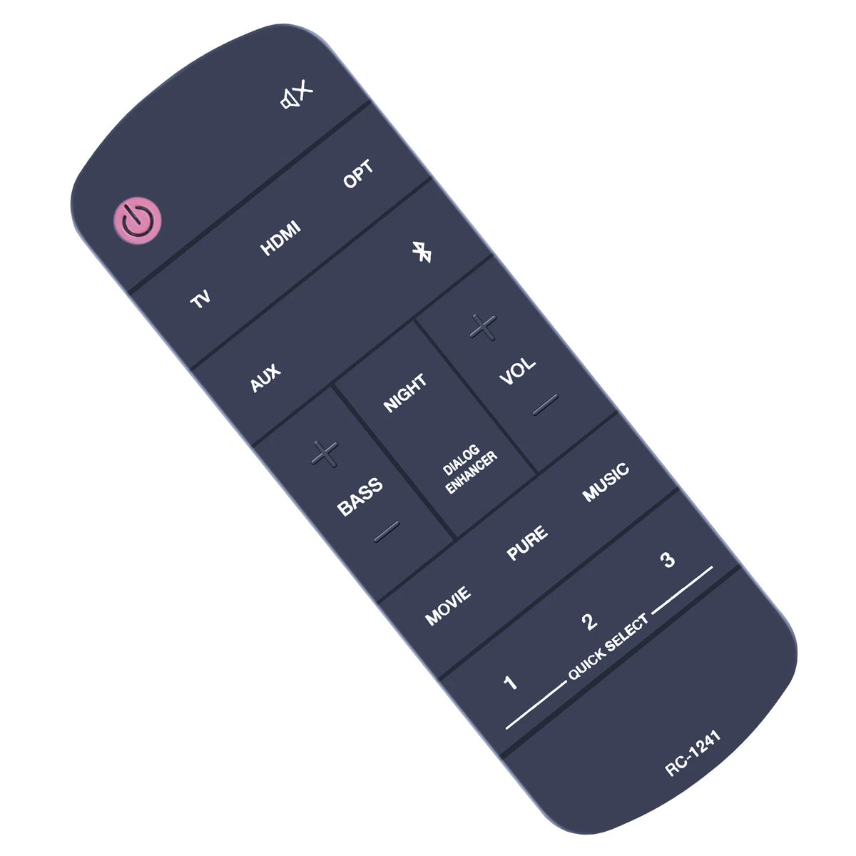 RC-1241 Replacement Remote Control For DENON Home Sound bar 550