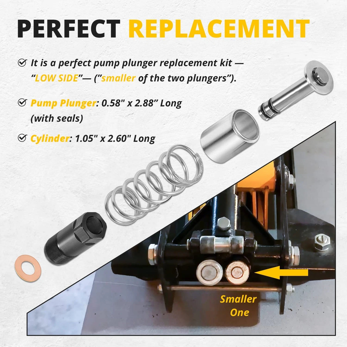 Replacement Pump Piston Low Side Plunger Kit- Smaller One - Fit for...