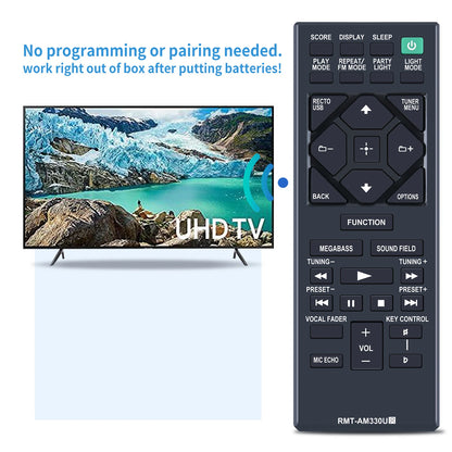 RMT-AM330U Remote Control For Sony Audio System MHC-V11 MHC-V13 MHC-M20