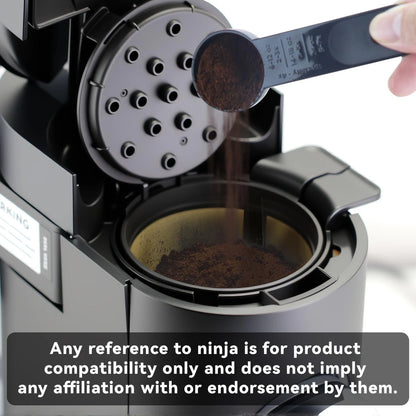 Black Permanent Coffee Filter & 100Pcs Paper Filters Compatible