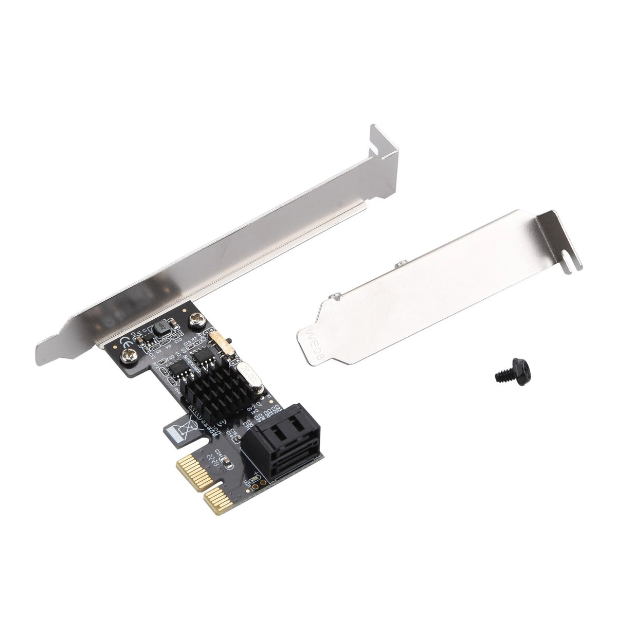 ASM1061 SATA3.0 2-Port SATA III Expansion Controller Adapter Card 6G