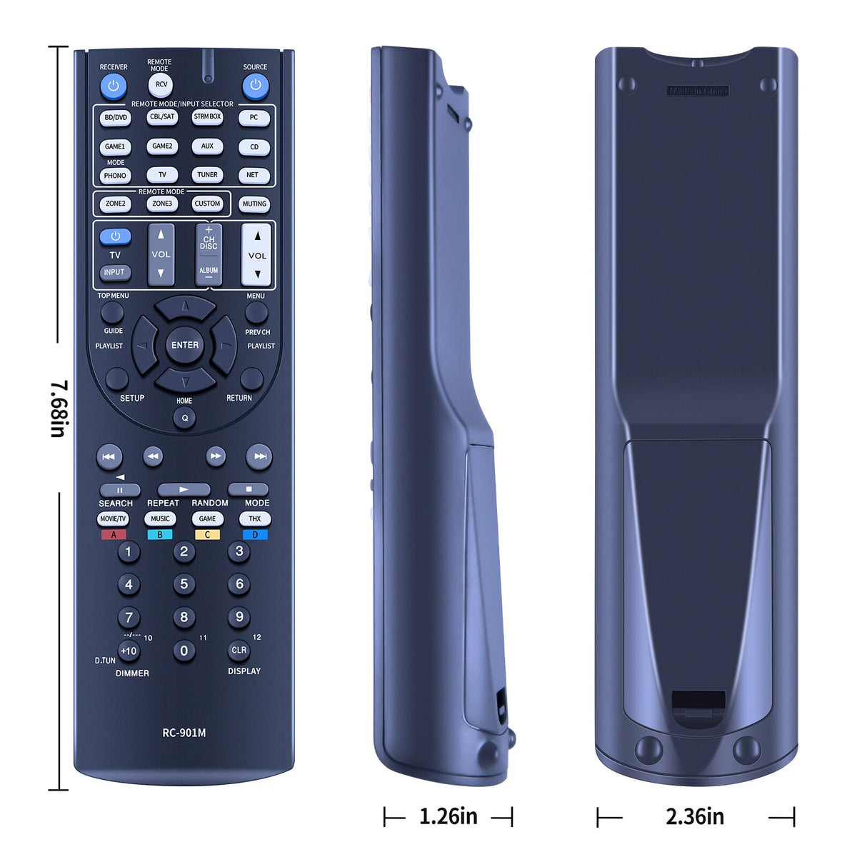 RC-901M Remote Control For Integra Receiver DHC-60.7 DHC-50.7 DHC-40.7