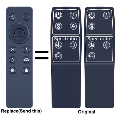 Remote Control For Twin Star ClassicFlame Fireplace 18EF031GRP 18EF031SRP