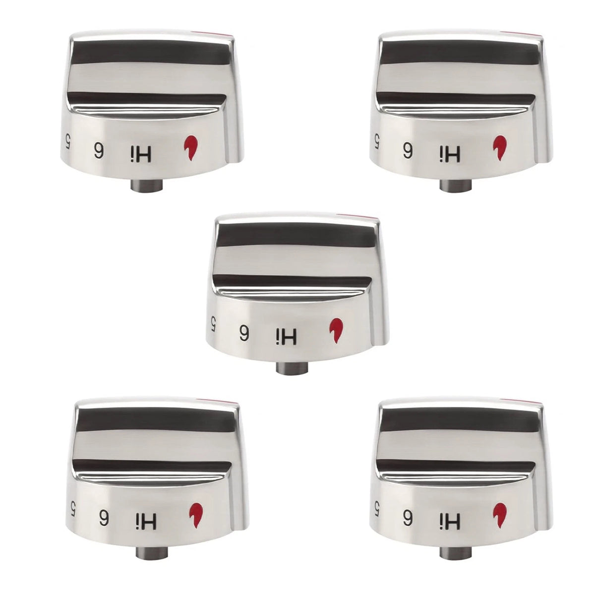 5PCS Durable Stove Control Knob Part 5304509064 For Frigidaire Oven Gas Range