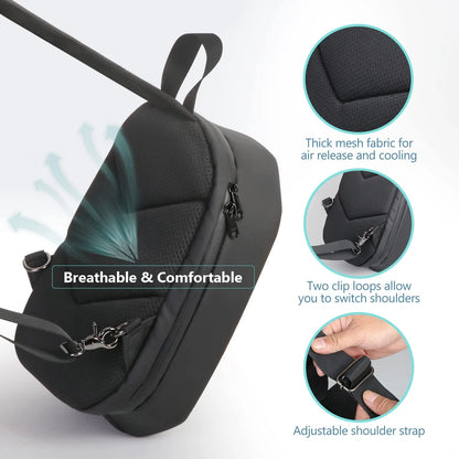 JSVER Carrying Case For DJI Mini Waterproof 9 x 4.7 x 12.6 inches, Black