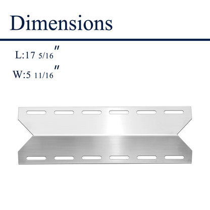 Folocy 17 5/16" Grill Heat Plates Tent Burner Cover BBQ Gas Grill...