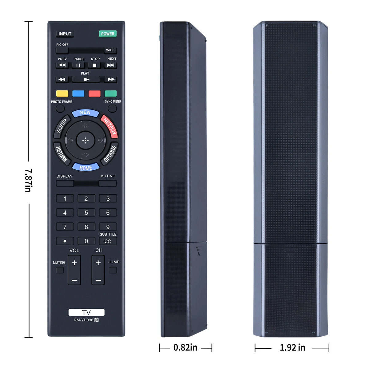 RM-YD096 Remote Control For Sony TV KDL-60R510A KDL-70R551A KDL-60R551A